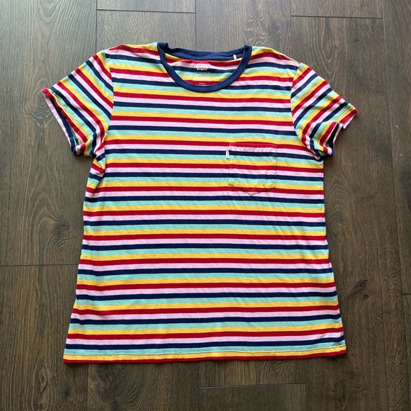 Levi’s Striped T-Shirt - Picture 1 of 9